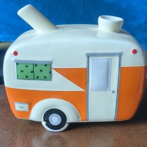 420 Orange Ceramic Camper (Tobacco Use Only)